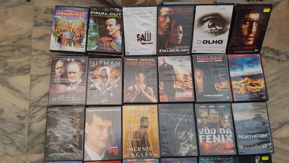 Vários filmes em DVD