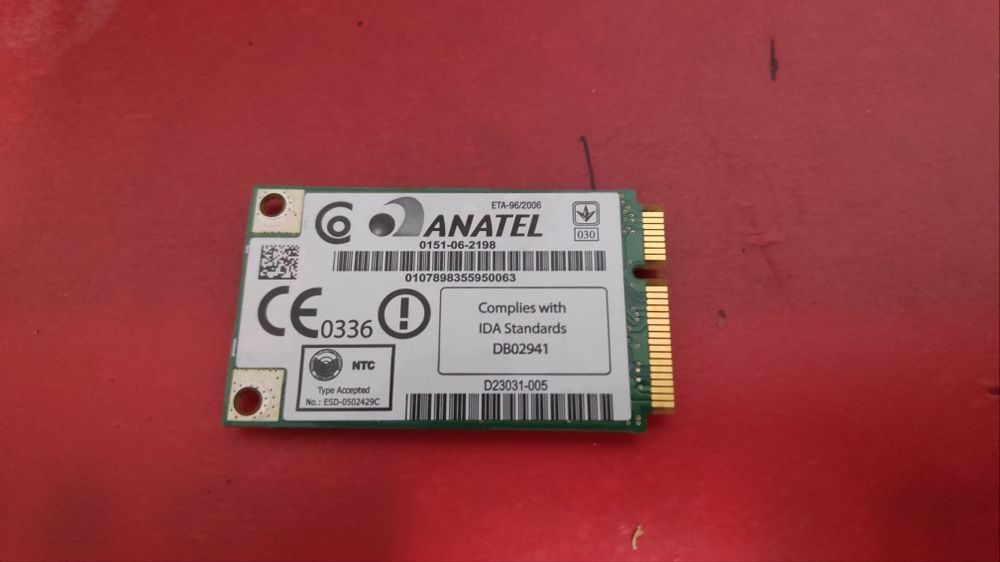 Placa WiFi para portátil