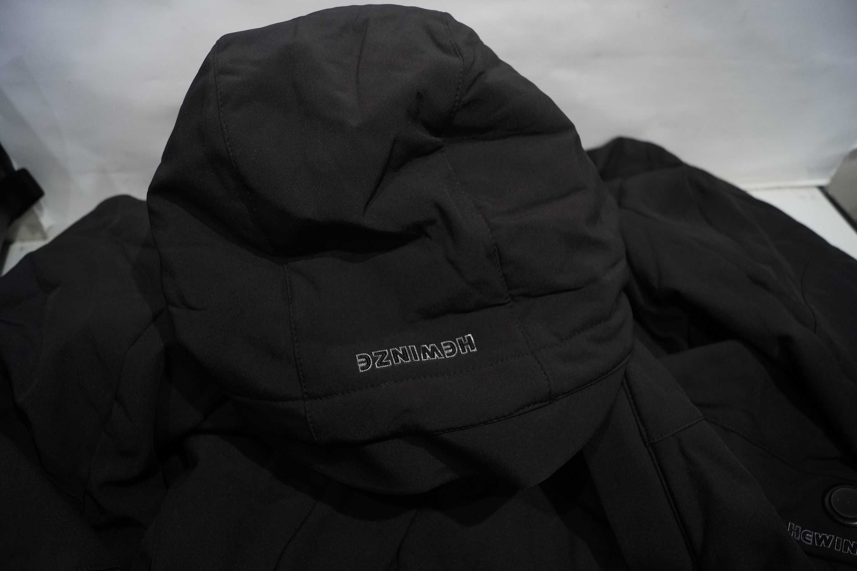 Podgrzewana kurtka męska softshell czarna HEWINZE Men-9989 rozmiar XL