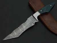 DAMAST nóż myśliwski TANTO stal damasceńska 30cm. ręcznie wykonany