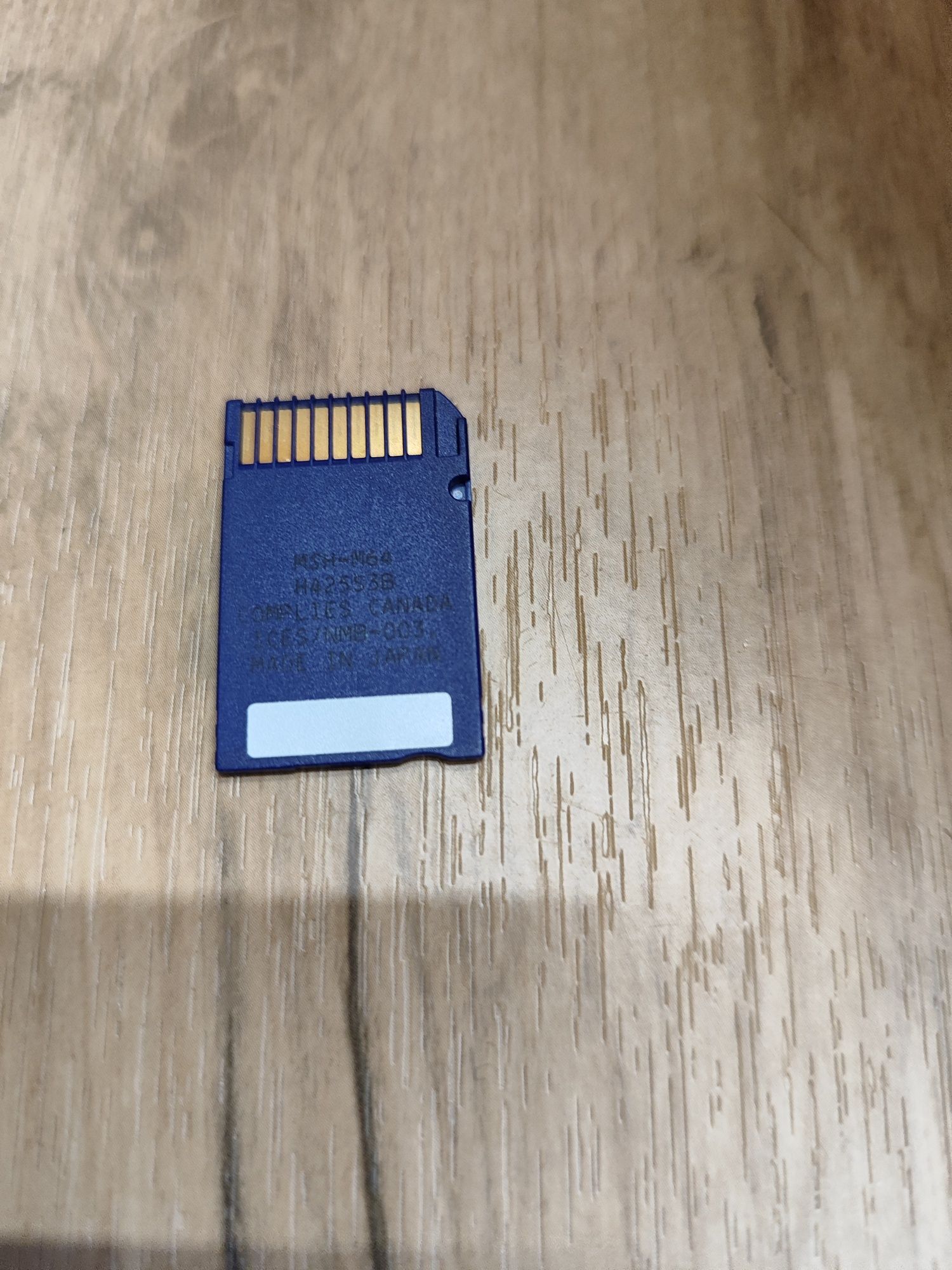 Karta Memory Stick Duo 64MB Sony