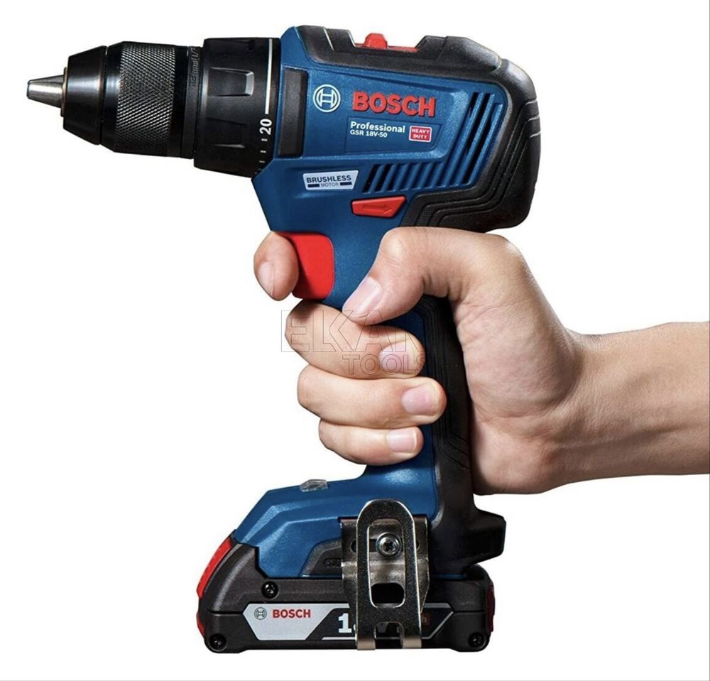 Wkrętarka wiertarka akumulatorowa BOSCH GSR 18V-50 3x2Ah Nowa 24m GW
