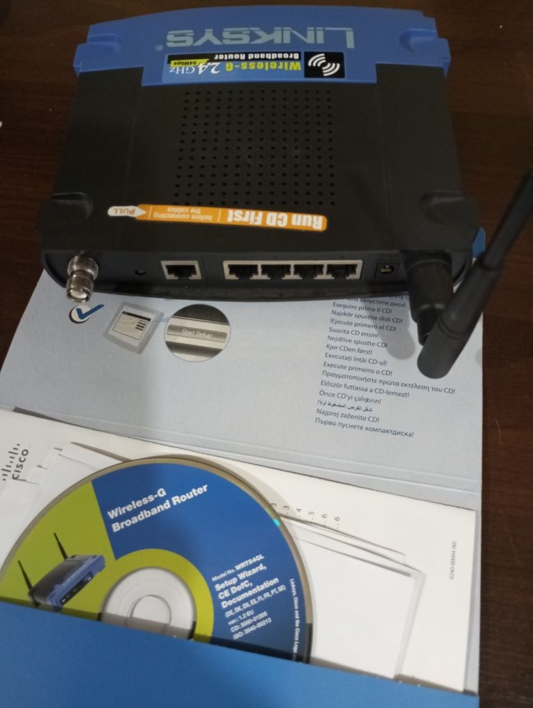 Szerokopasmowy router wifi.