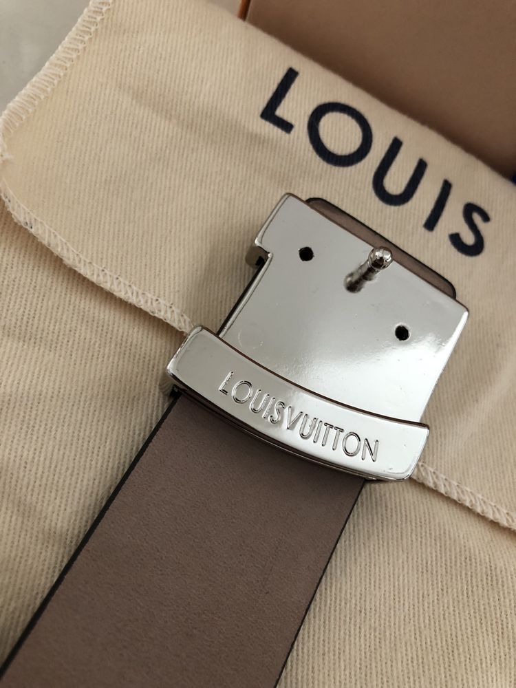 Pasek Louis Vuitton skora naturalna