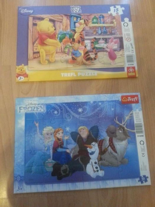 Puzzle Kraina Lodu Elza i Kubus Puchatek