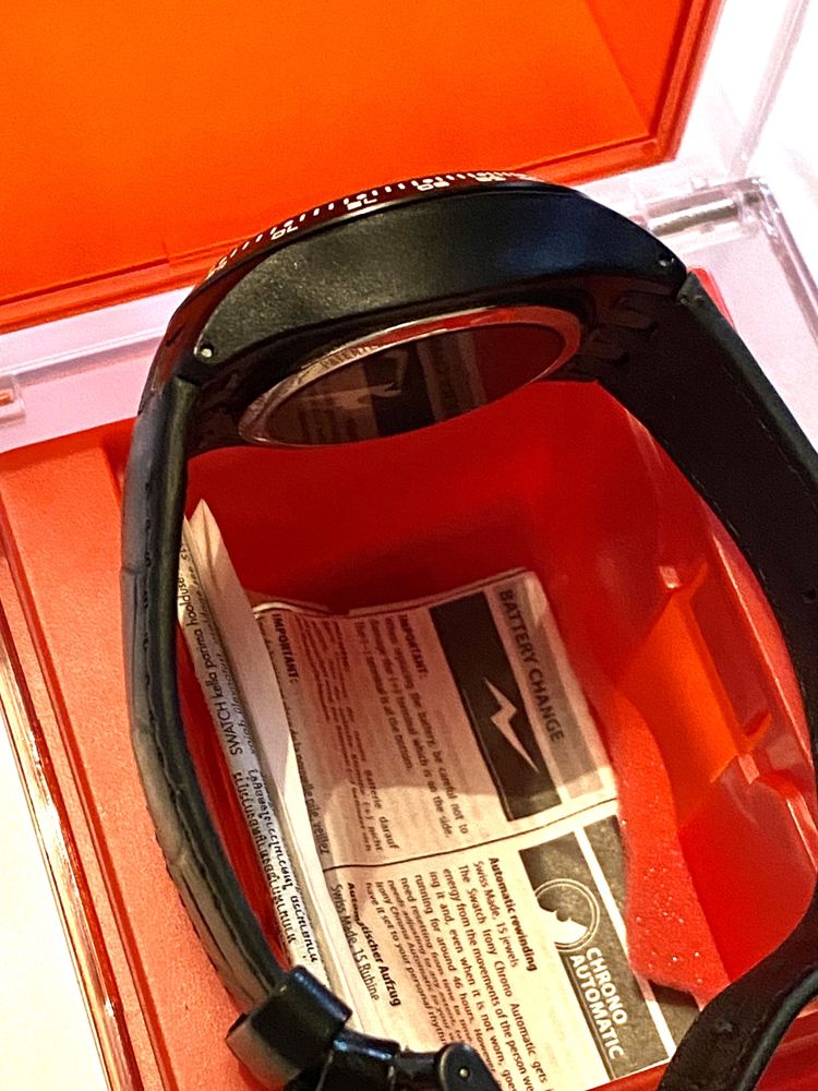 Swatch automático Right Track na caixa ,impecável ,lindo ,raro