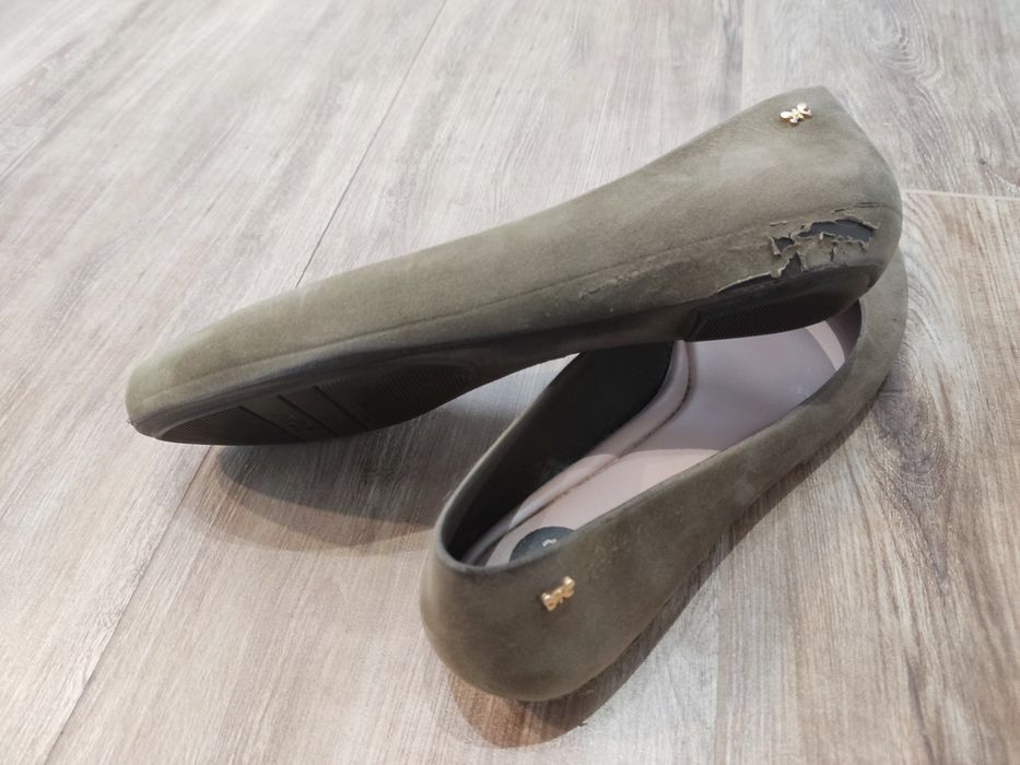 Zaxy pop flocked gem 40 khaki/ciemny zielony