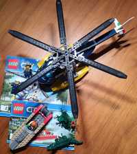 Lego City 60067 Pościg śmigłowcem helikopter motorówka z instrukcją