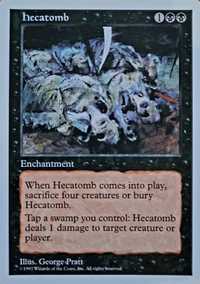 Magic the Gathering  - Hecatomb - 5th Edition