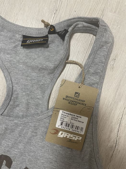 майка для бодибилдинга gasp throwback tank L