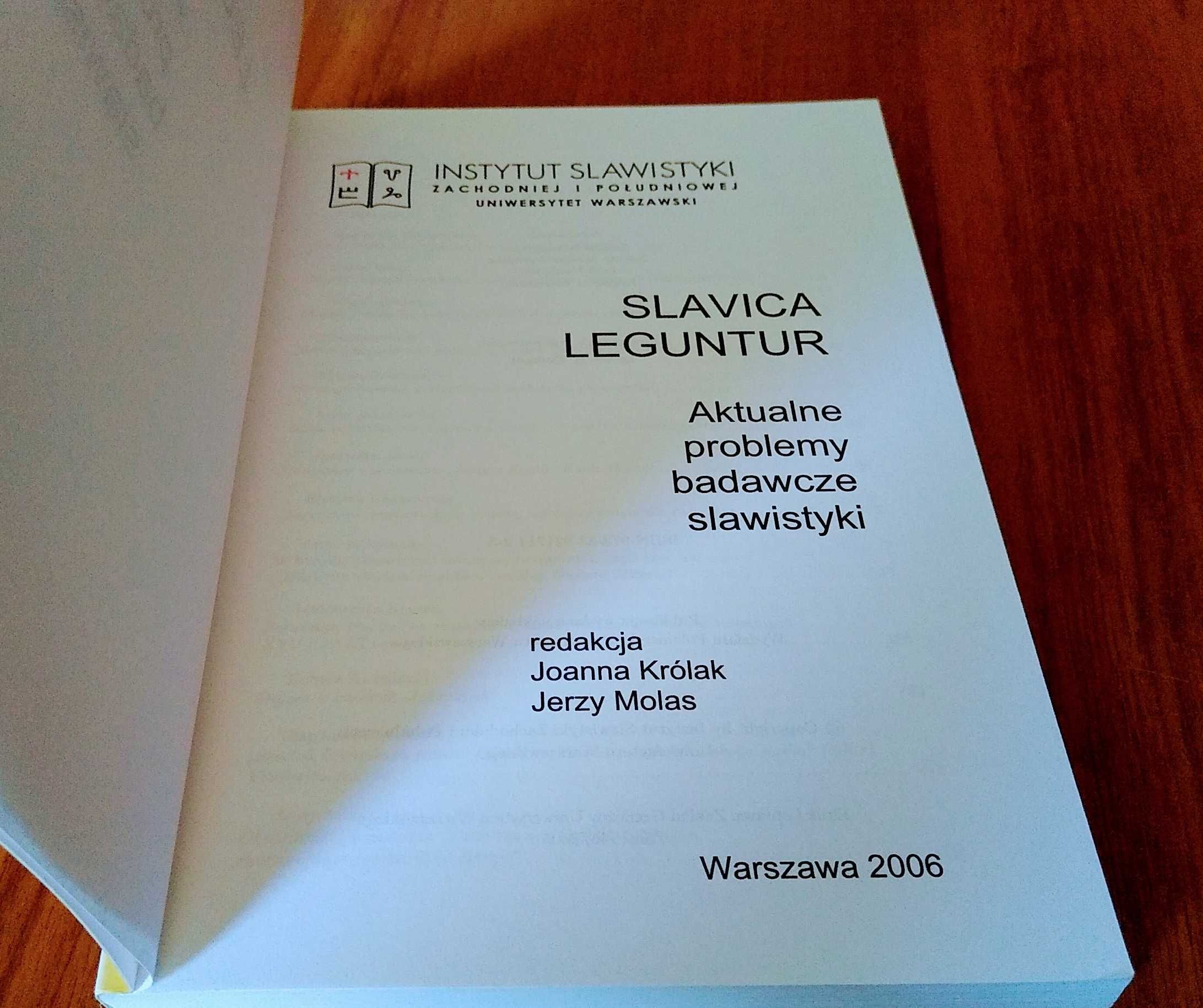 Slavica leguntur aktualne problemy badawcze slawistyki Królak Molas