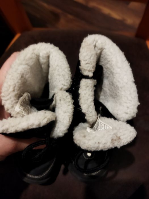 Kozaki 22 ciepłe buty zimowe dla chłopca