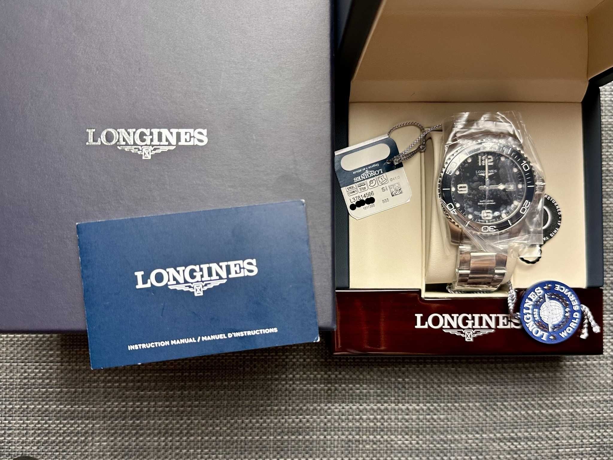 Longines Hydro Conquest 41mm Ceramic Black