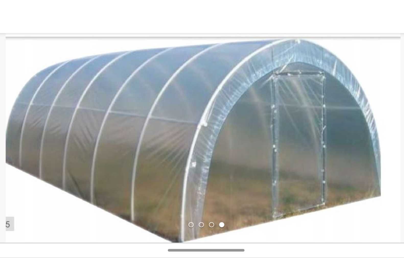 Tunel ogrodowy - wymiary 7 x 2,5 x 11-14m - stal nierdzewna