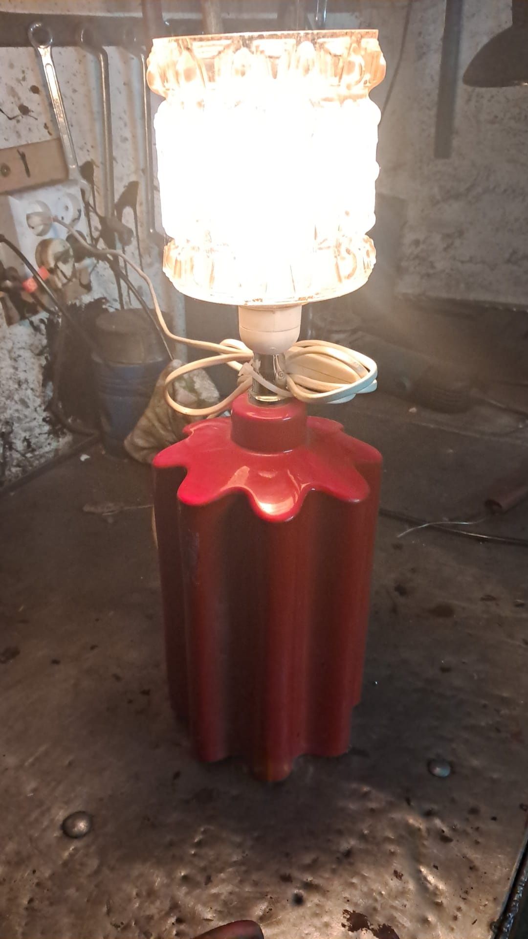 lampa sufitowa żyrandol prl