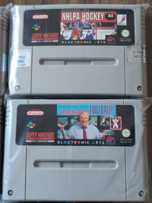 5 Jogos Hockey NHL e Golf Super Nintendo SNES