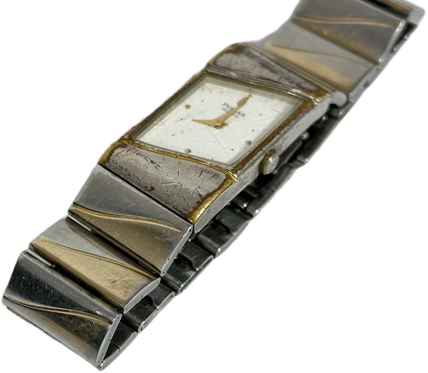 Elegancki zegarek kwarcowy Pulsar damski dwukolorowy