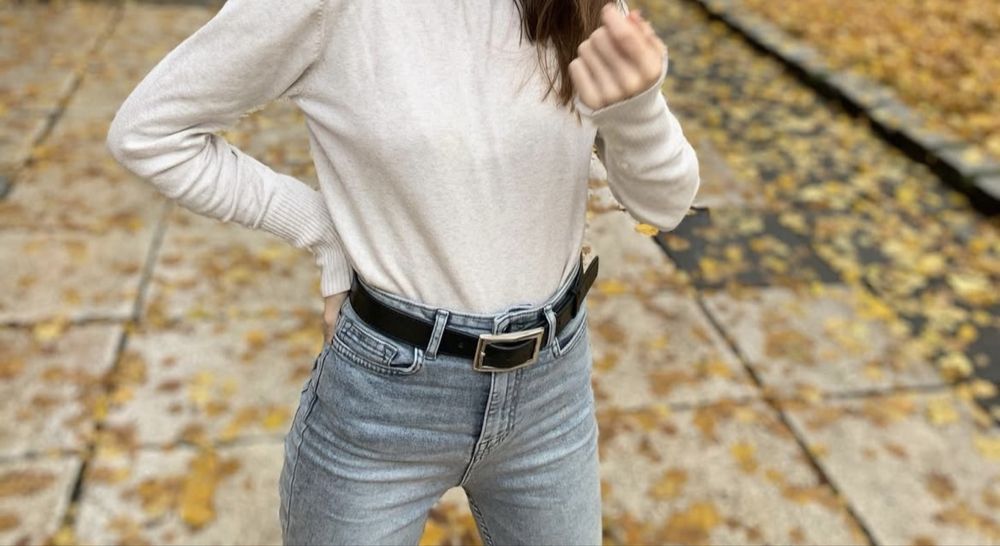 Dżinsy skinny Conte wysoki stan