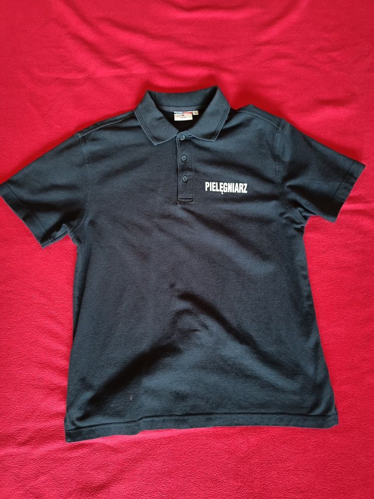 Koszulka polo z nadrukiem Pielęgniarz