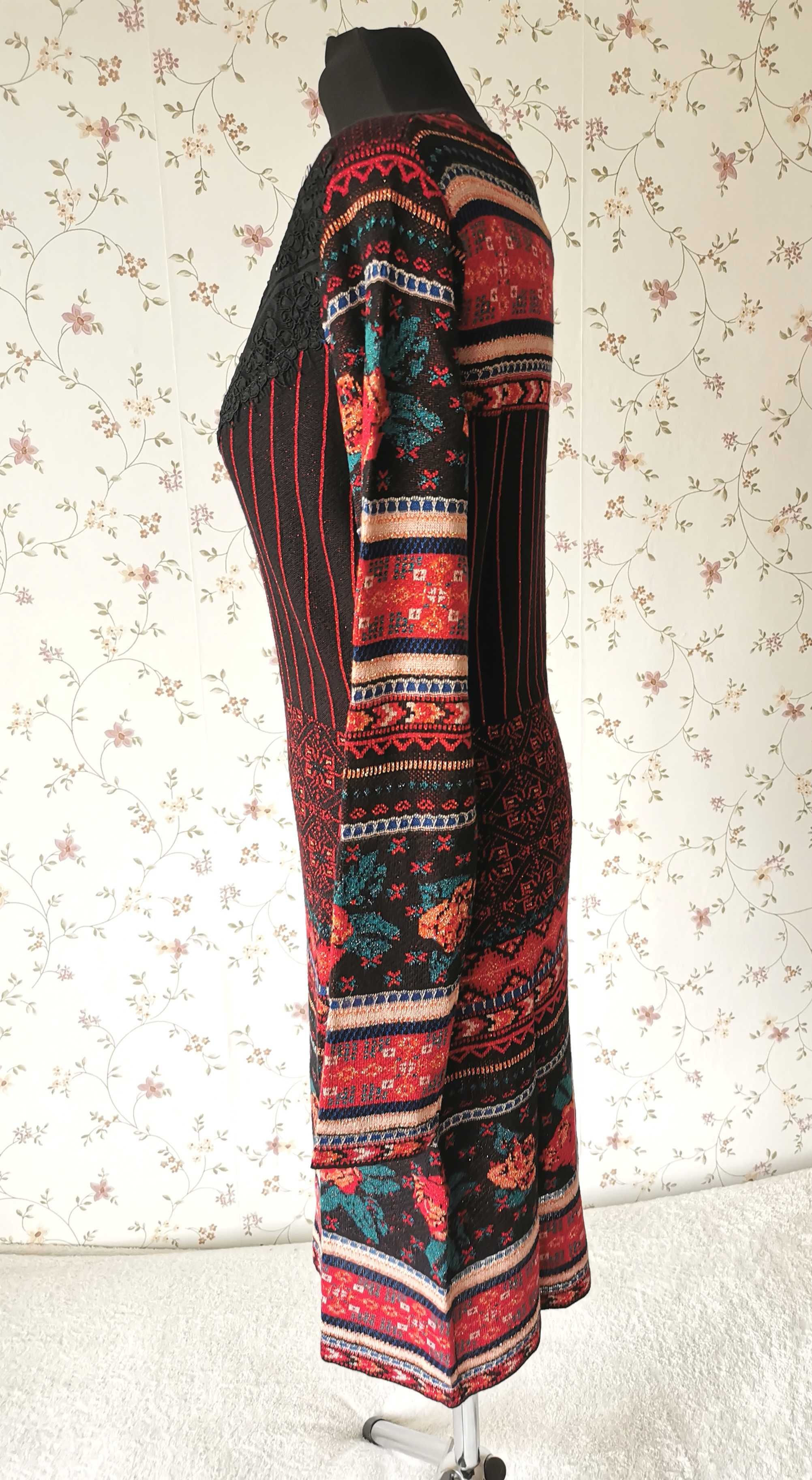 Nowa sukienka Desigual, kolorowa M