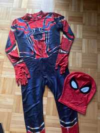 spiderman strój  140-146cm, maska