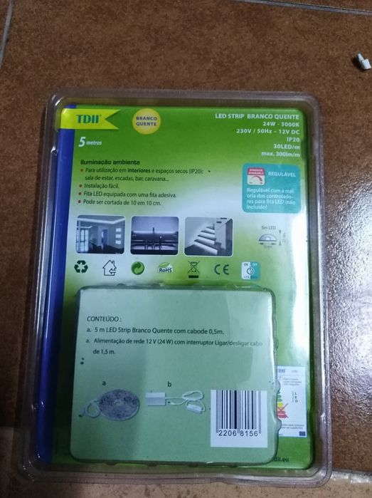 5 metros de fita led novas completamente novas