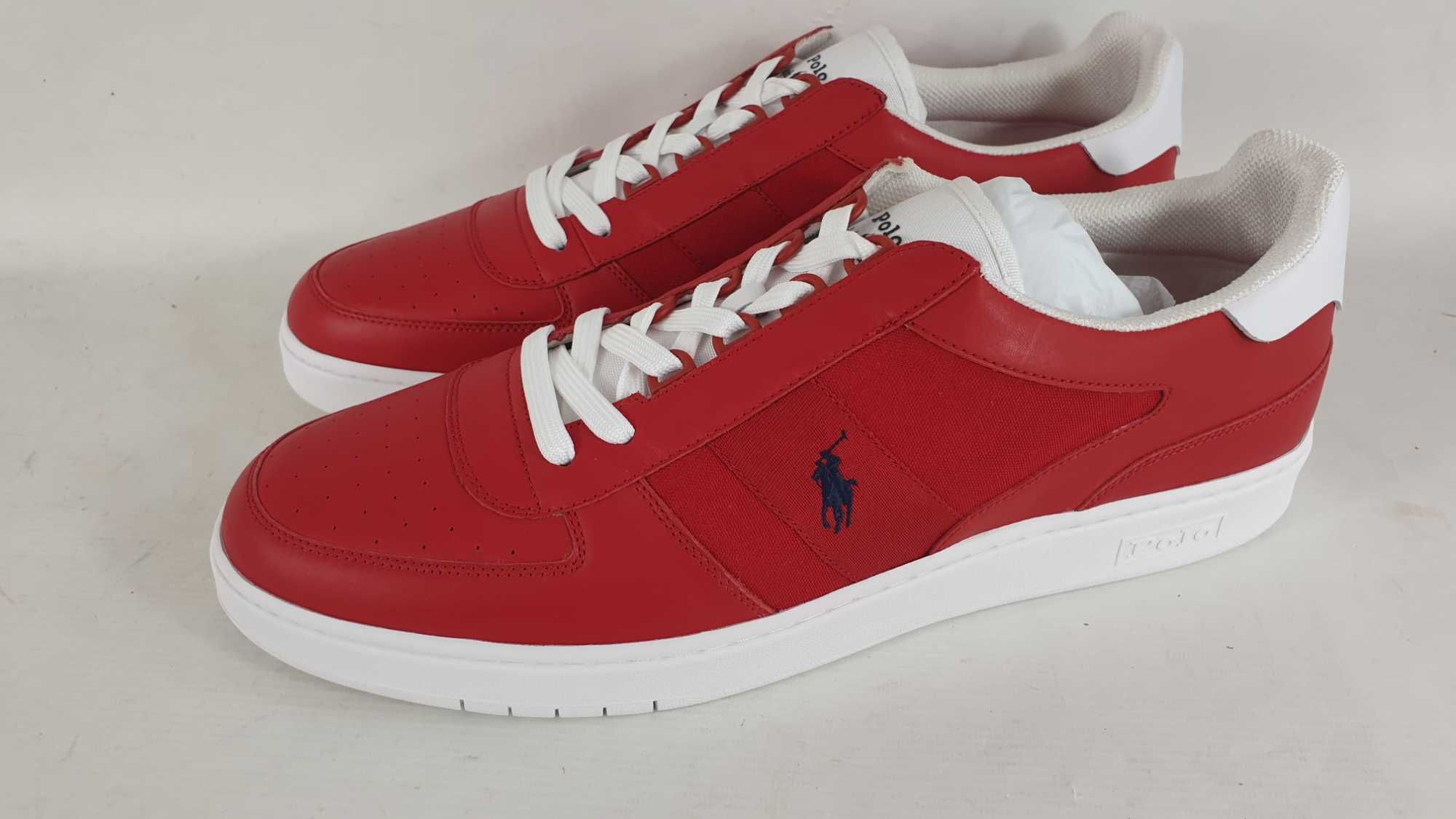 Sneakersy Polo Ralph Lauren r. 50  czerwone