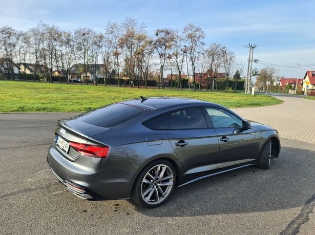 Audi a5 Sportback 2022r 2O4KM QUATTRO, małe odstępne