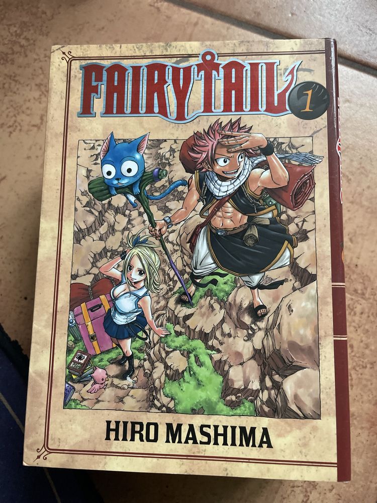 Fairy tail manga ksiazki  1-6