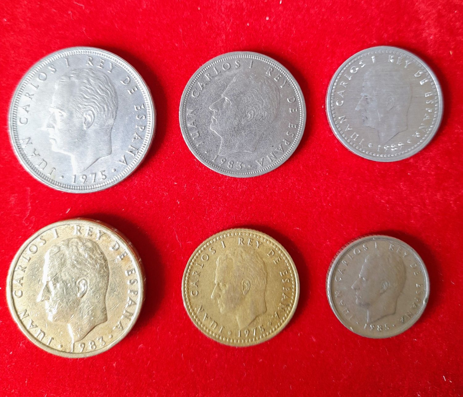 Lote moedas Espanha