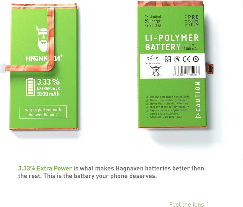 Bateria do Huawei Honor 7 akumlator HAGNAVEN litowo-polimerowy