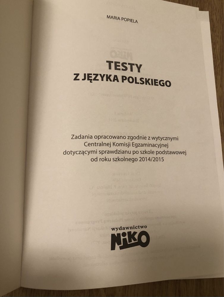 Testy z J.polskiego Maria Popiela