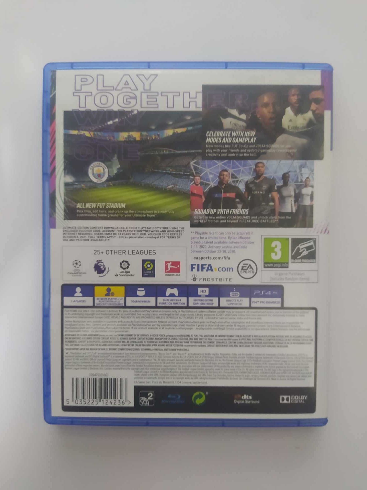 FIFA 21 PS4 Angielska wersja gry