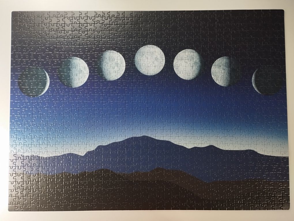 Puzzle 1000 Galileo clementoni fazy księżyca księżyckompletne