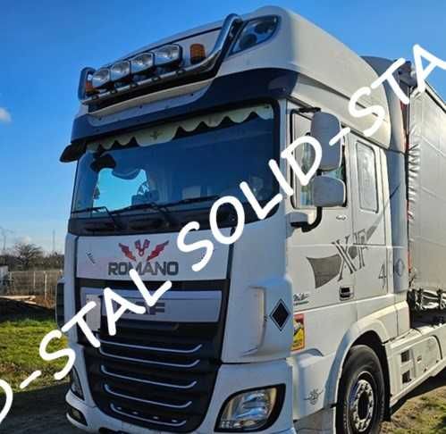 Orurowanie MIĘDZY HALOGENY Daf Xf 106 Euro 6 Polerowane na lustro