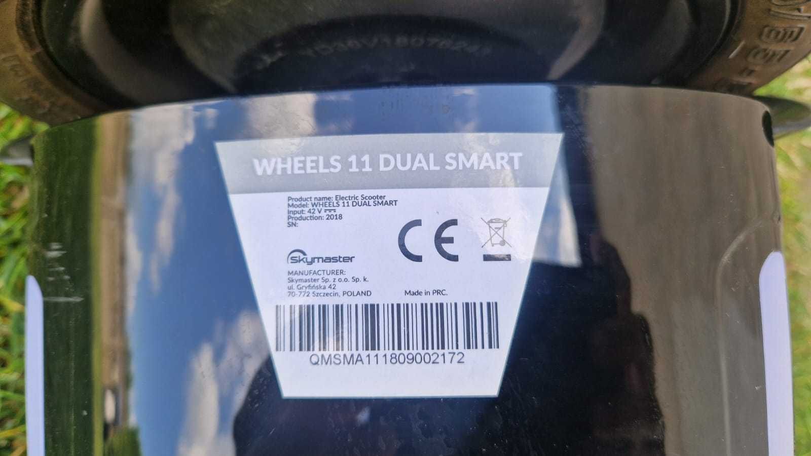 Deskorolka howerbord Skymaster, Wheels Dual 11