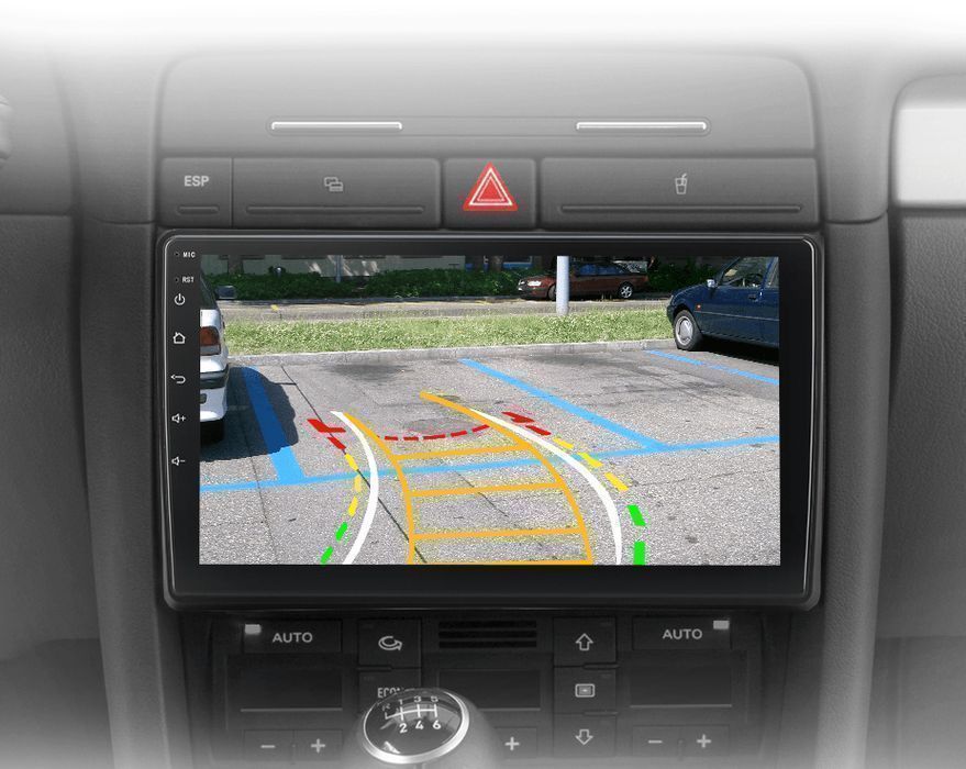 Radio 2DIN 9" Wireless CarPlay Android Auto Navi GPS Audi A4 B6/B7 PL