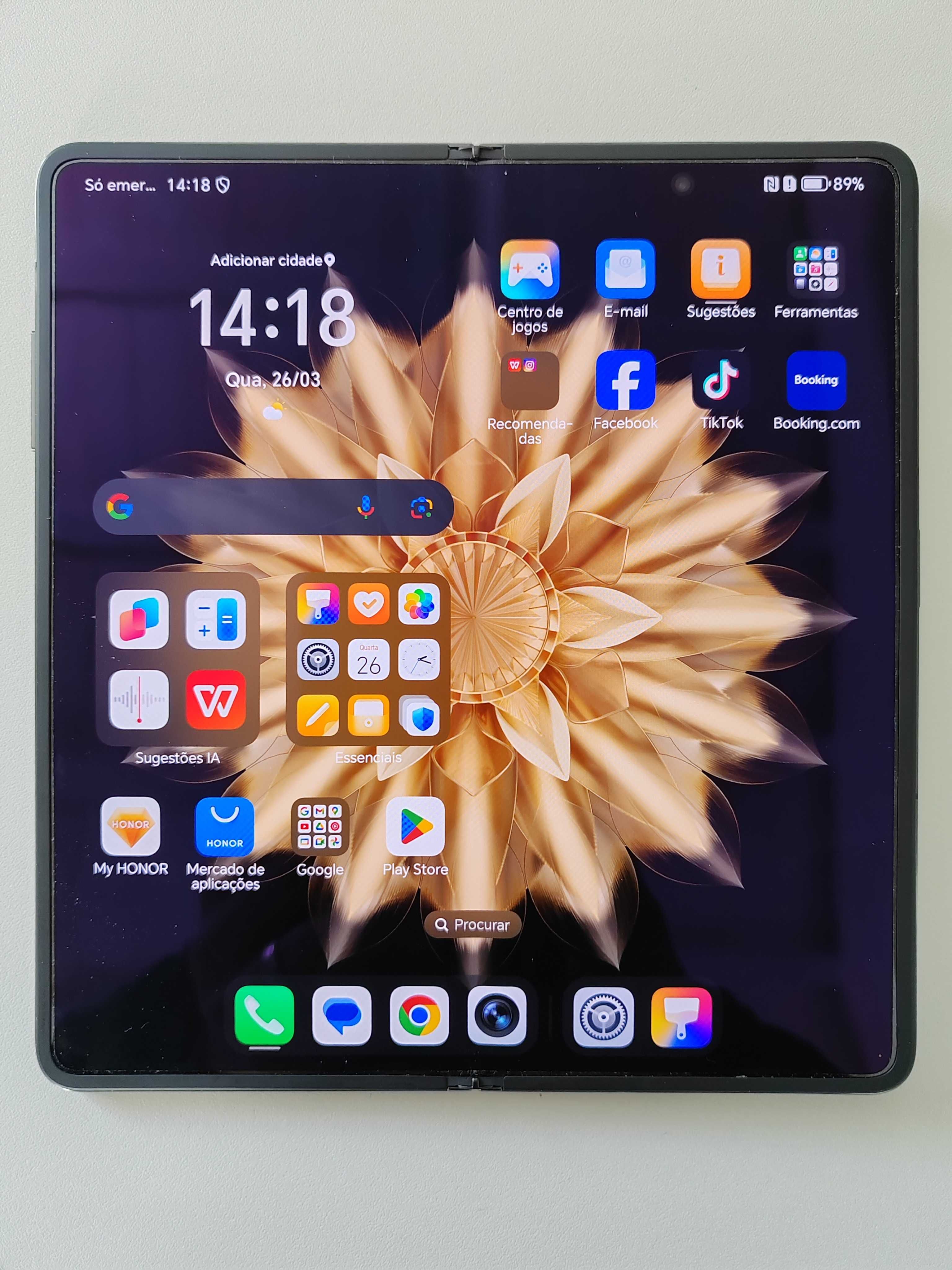 Honor Magic V2 (16/512) - Dobrável 7.92" | Finíssimo