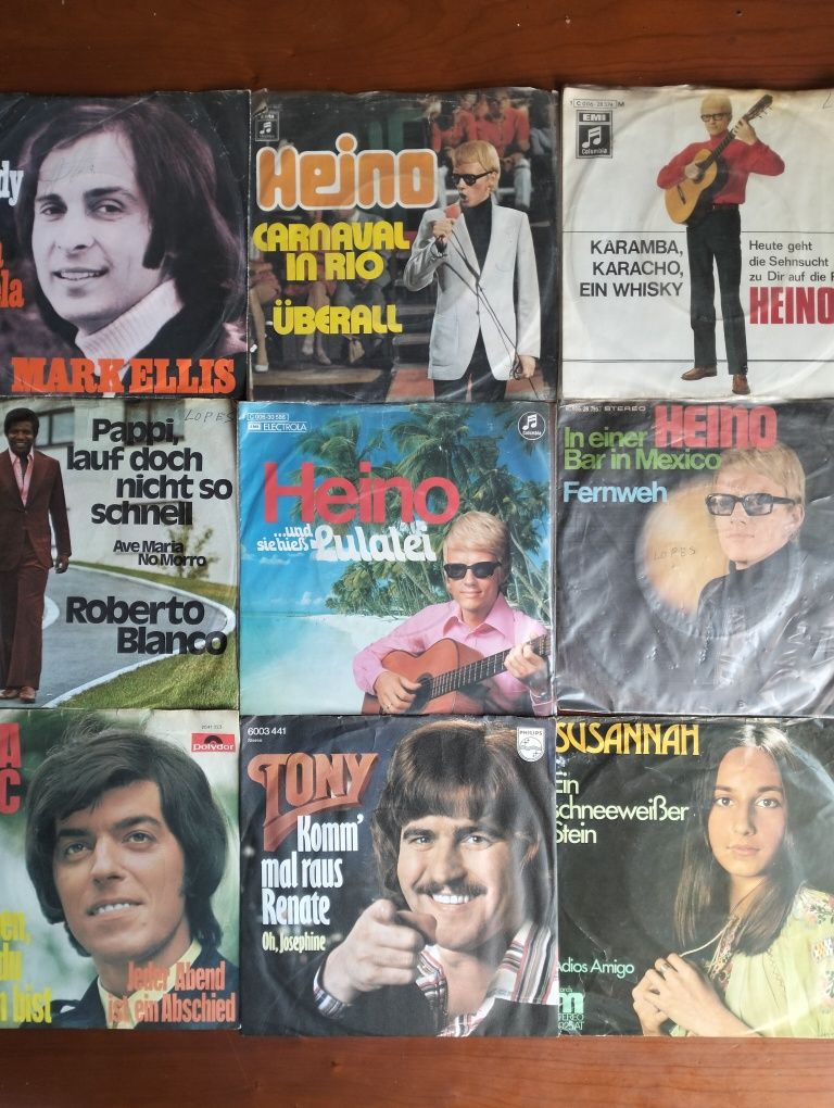 Discos de vinil singles vários (1,00€ cada)