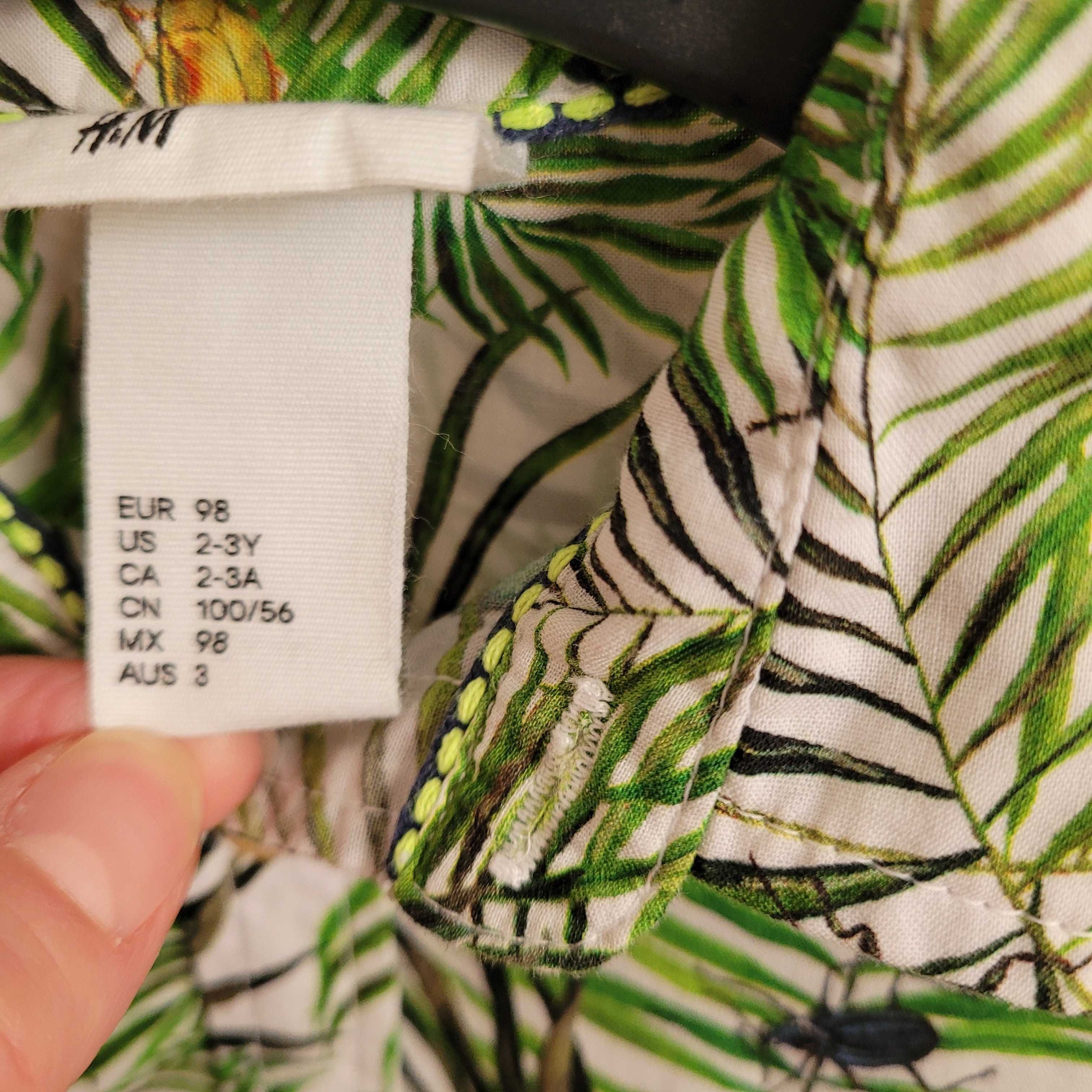 Koszula z krótkim rękawem w plamy H&M x Nathalie Lete rozm 98
