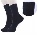 SKARPETY damskie męskie BAMBUSOWE czarne Unisex roz 35-38