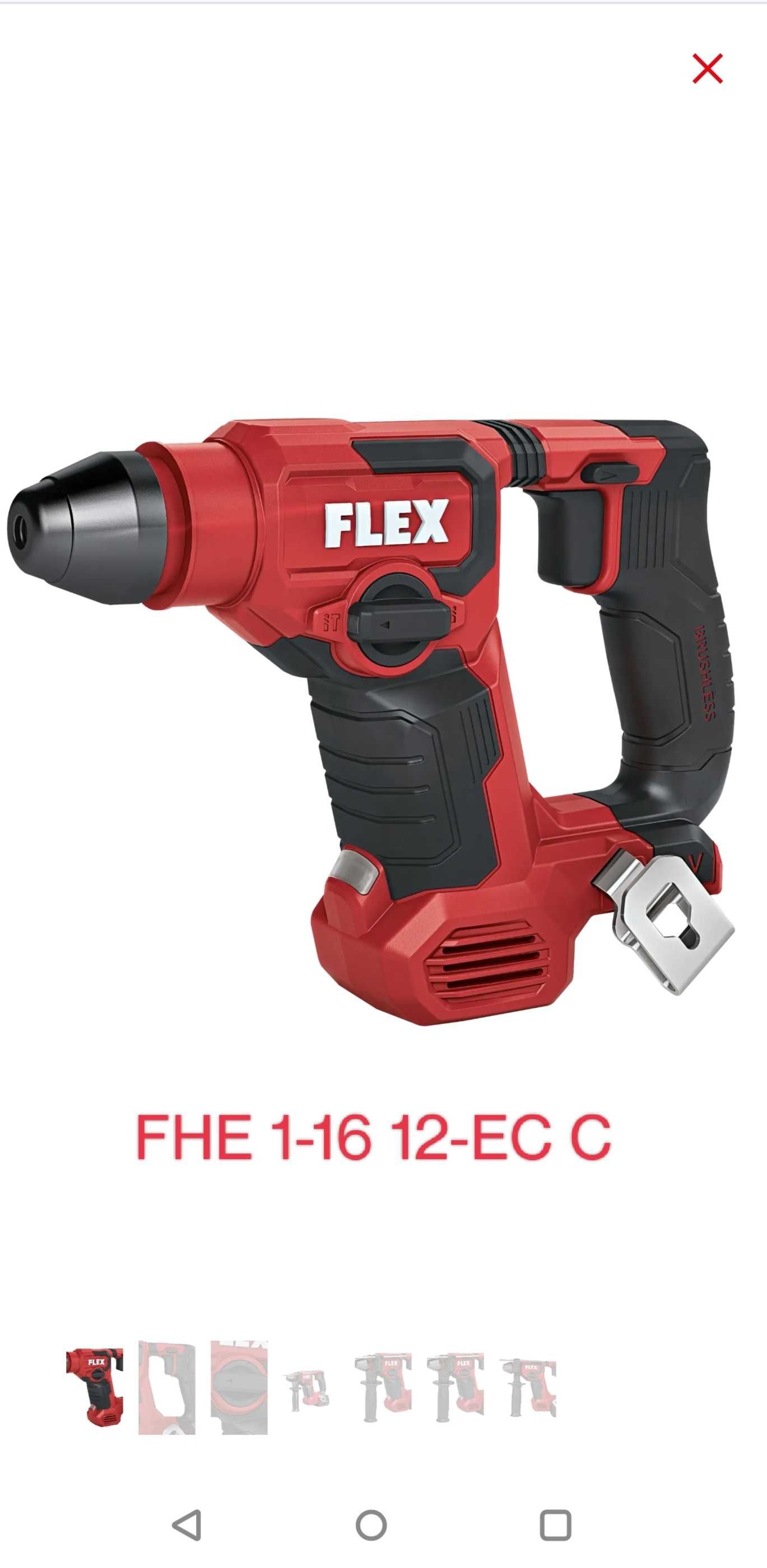 "Máquinas" Profissionais a Bateria FLEX 12V