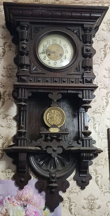 РАРИТЕТ настенные часы Густав Беккер