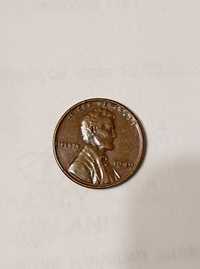 Moneta USA,1 Cent,Lincoln rok 1949