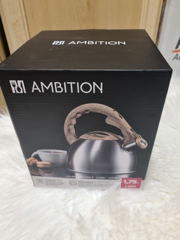 Ambition czajnik do gotowania na gaz indukcję nowy elegancki