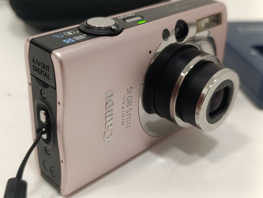 Aparat cyfrowy CANON IXUS 80 is 8mpx WIZJER vintage y2k JAPAN CCD BDB