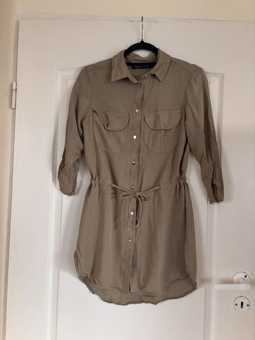 Tunika koszula khaki 38 la perla