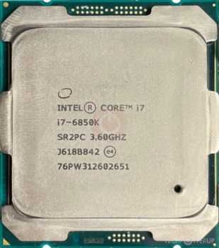 Intel I7 6850K 6/12 S2011v3
