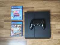 Konsola Playstation 4 + 2 gry