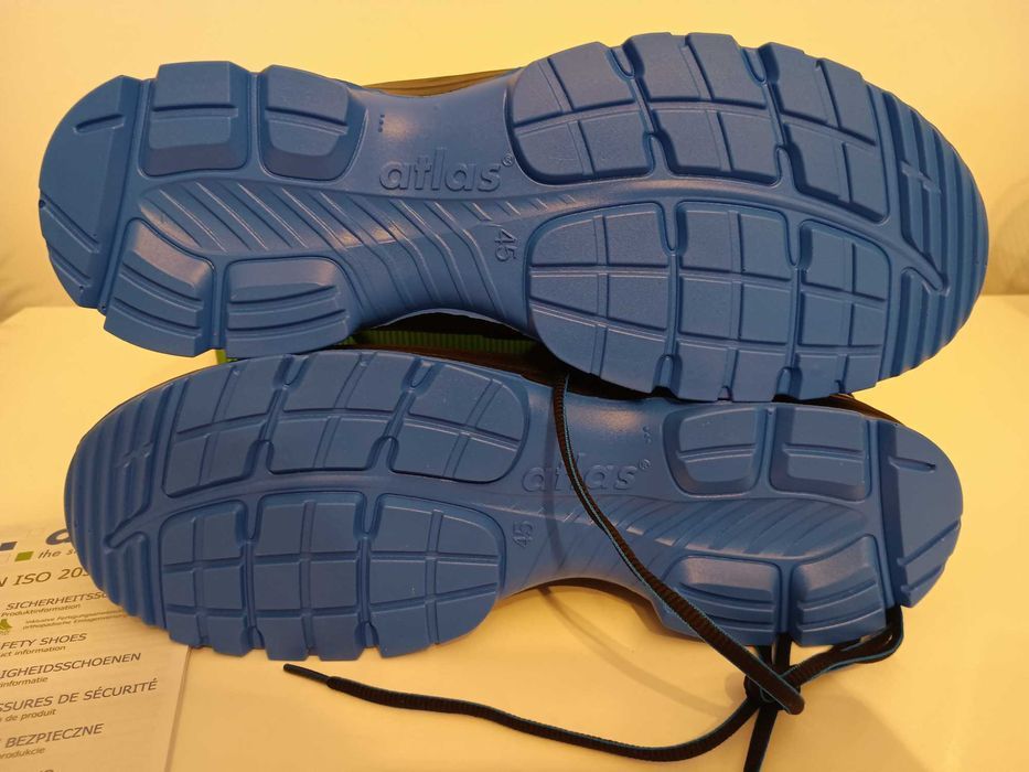 ATLAS Nowe Buty robocze Trzewiki skórzane SL 845 XP blue 2.0 S3 SRC 43